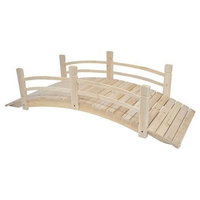 Cedar Wood 6' Garden Bridge, Weight Capacity 575 lbs