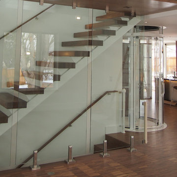 Elevators in modern spaces