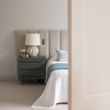 Bedroom and dressing room, London