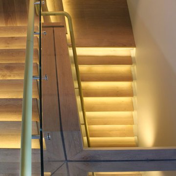 Leather handrail, Darling Point, Sydney