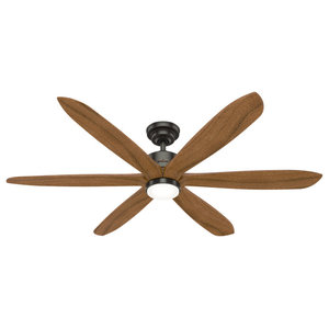 Hunter Fan Company 60 1886 Limited Edition Midas Black Ceiling Fan Mediterranean Ceiling Fans By Buildcom Houzz