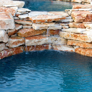Natural Hill Country Multi Level Pools