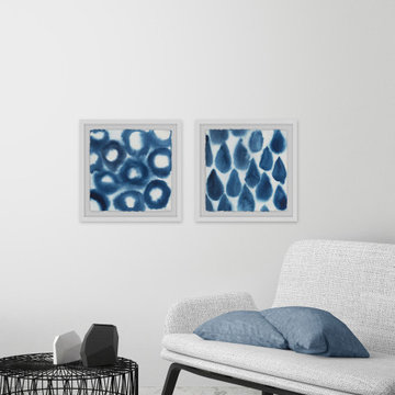Indigo Bleed VII Diptych