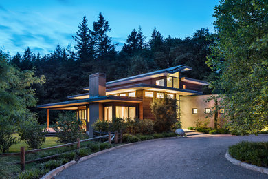 Contemporary exterior home idea in Portland