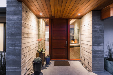 Entryway - modern entryway idea in Santa Barbara