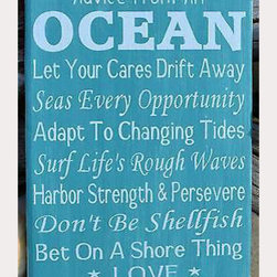 Beach Decor, Beach Sign, Wall Art, Beach House - Novelty Signs