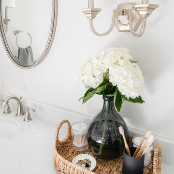 White & Bright Master Bathroom