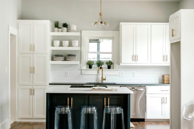 Mid-sized transitional kitchen photo in Other