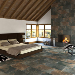 Indian slate-look porcelain tile - Wall And Floor Tile