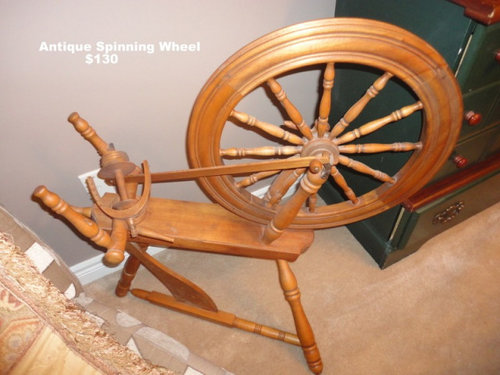 compare heights of spinning wheels