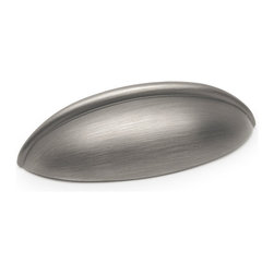Cosmas - Cosmas 1399AS Antique Silver 2-1/2&rdquo; CTC (64mm) Cabinet Cup Pull [25-PACK] - Cabinet And Drawer Handle Pulls