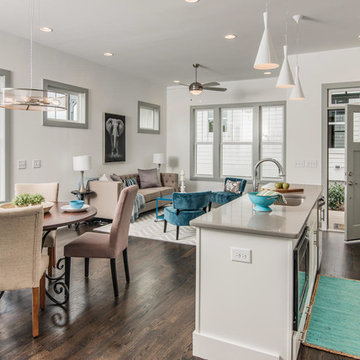 View of Dining and Living Room from Kitchen