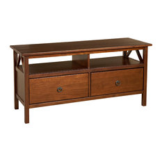 Titian Tv Stand, 44.02W X 16.02D X 21.97H, Antique Tobacco
