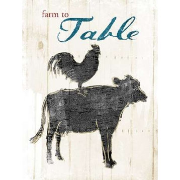 "Farm to Table" Print, 9"x12"