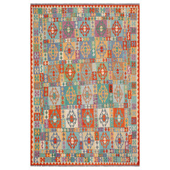 Safavieh Blossom BLM452A Handmade Blue / Multi Rug - 4' Round