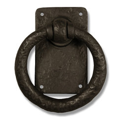 Dark Bronze Large Ring Pull Handle - Door Hardware