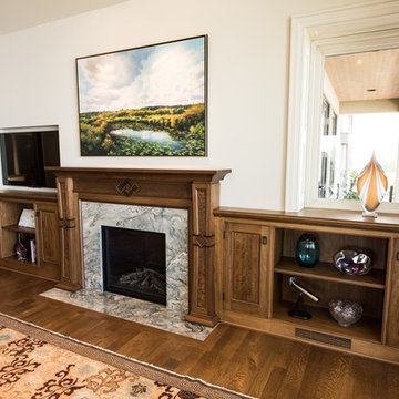 Anigre Fireplace Mantel