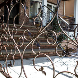 Wrought Iron Railing and Gate. - Home Fencing And Gates