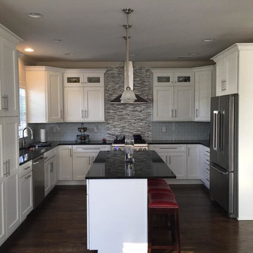 Lancaster Maple Kitchen with White Icing Paint