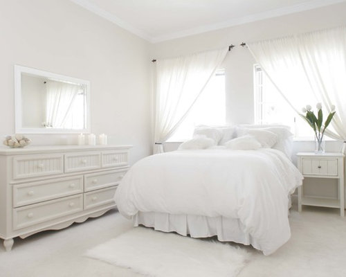 All White Bedroom  Houzz