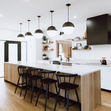 Inviting Scandinavian kitchen with versatile neutrals
