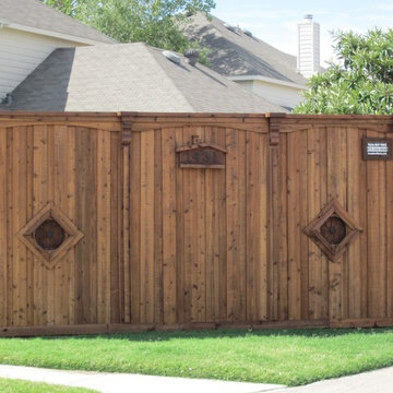 Decorative Gate Fence Board On Board