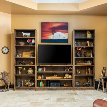 Entertainment Center - Reclaimed Oak Entertainment Center - Garcia Entertainment