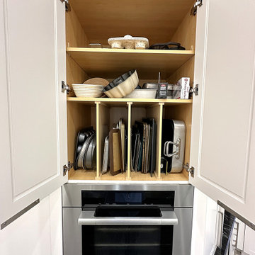 Tray & Sheet Storage Over Ovens