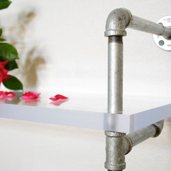 Custom Acrylic Shelving Unit/Console - Bookcases