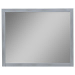 Legion Furniture - Tessa Mirror, Gray, 36" - Freshen up powder rooms and en suites alike with this Tessa Mirror. This gray mirror offers a fresh twist on traditional style and pairs perfectly with its matching vanity.
