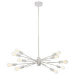 Dainolite - Dainolite NEB-3910HP-WH Nebraska - Ten Light Horizontal Pendant - 10 Light Incandescent Horizontal Pendant Matte White Finish   1 Year 360-�  72.00  Dinette/Bar/Kitchen/Foyer/Hall  No. of Rods: 3  Mounting Direction: Ambient  Assembly Required: Yes  Canopy Included: Yes  Sloped Ceiling Adaptable: Yes  Canopy Diameter: 4.75 x 1  Rod Length(s): 20.00  Dimable: YesNebraska Ten Light Horizontal Pendant Matte White *UL Approved: YES *Energy Star Qualified: n/a  *ADA Certified: n/a  *Number of Lights: Lamp: 10-*Wattage:60w E26 bulb(s) *Bulb Included:No *Bulb Type:E26 *Finish Type:Matte White
