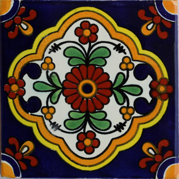 2x2 36 pcs Zarza Talavera Mexican Tile