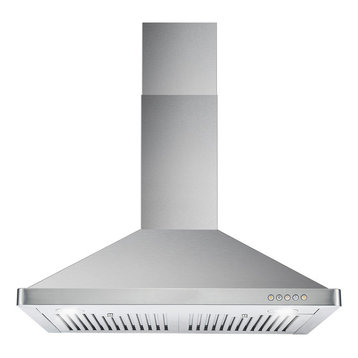 30 inch ducted range hood stainless steel