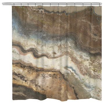 Laural Home Lava Flow Shower Curtain