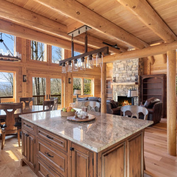 Pisgah Forest Luxury Log Home