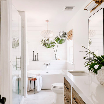 Cornelius primary bathroom remodel