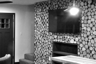 Inspiration for a contemporary home design remodel in Denver