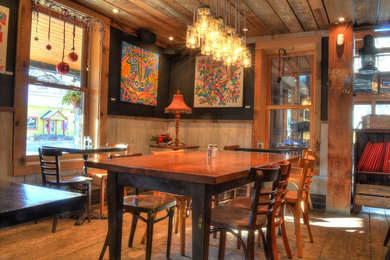 Inspiration for a country dining room in Ottawa.