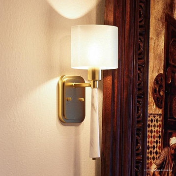 Luxury Cosmopolitan Wall Sconce, Oxford Series, Palladian Gold
