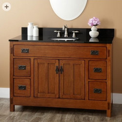 Customize Solid Wood Bathroom Vanity- - Products