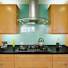 large tile backsplash
