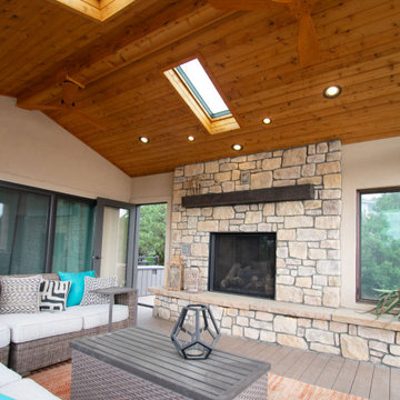 Mariposa Deck, Cover & Fireplace