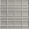 Stacked EnduraWall 3D Wall Panel, 19.625"Wx19.625"H, Aged Metallic Rust