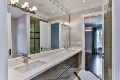 Inspiration for a transitional bathroom remodel in Toronto