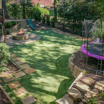 Backyard safe place for the kids!