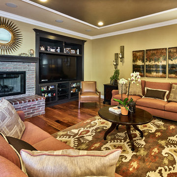 Warm and Cozy Family Room