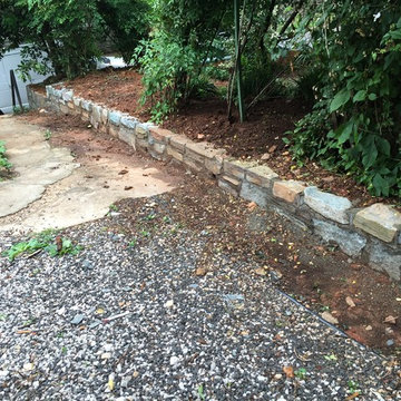 Field Stone Retaining Wall Repair in Washington DC, Kalorama Heights NW