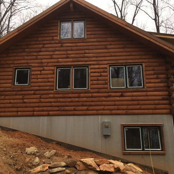 Steel SIP Log Home