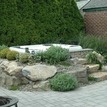 hot tub landscaping