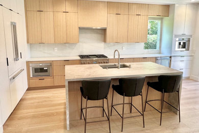 Minimalist kitchen photo in Los Angeles